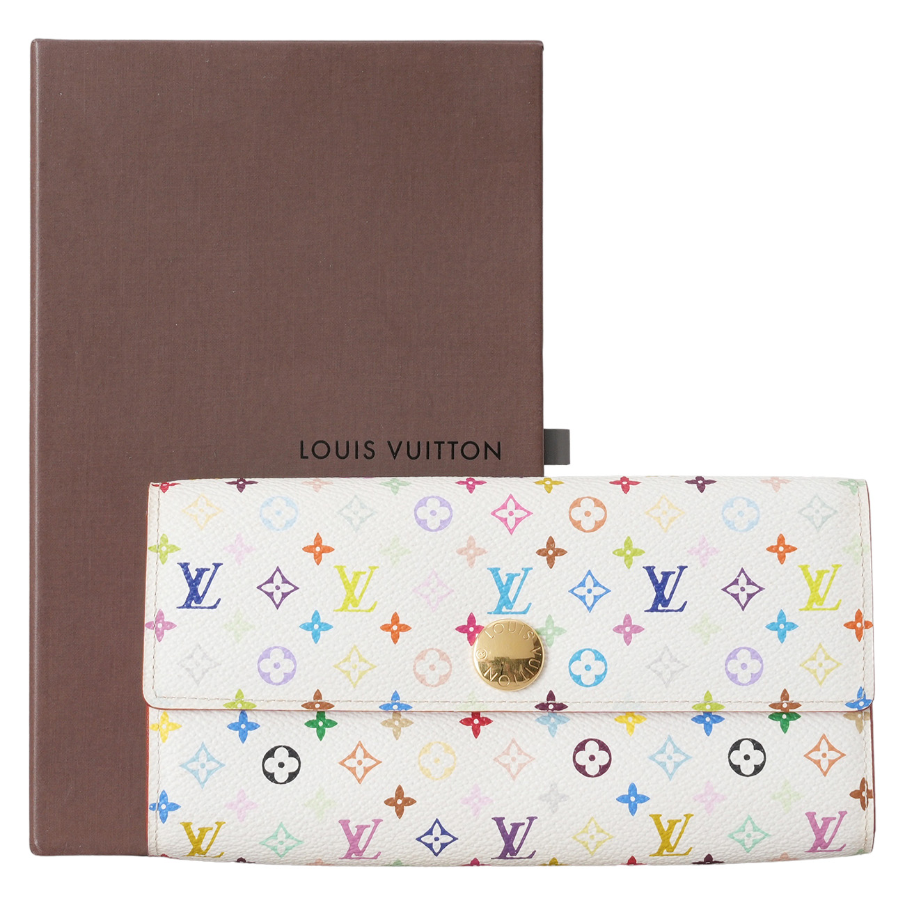 LOUIS VUITTON(USED)루이비통 M93744 무라카미 멀티컬러 사라월릿